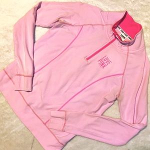 VS PINK Yoga Half-Zip